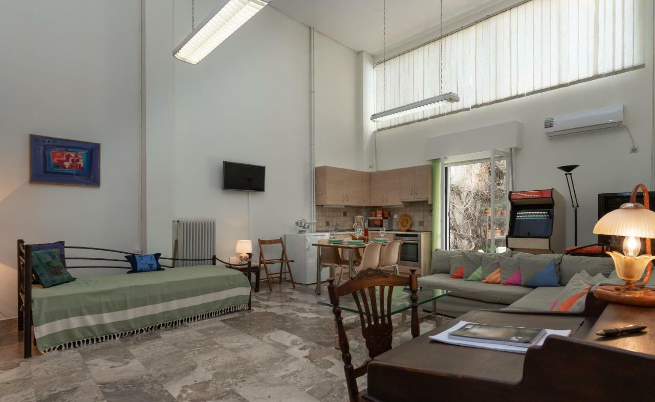 Appartamento Acropolis Koukaki Loft Private Garden Atene Esterno foto